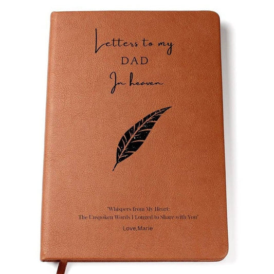 Letters to my Dad in heaven Loss of Father Grief Journal Dad Memorial – view 2