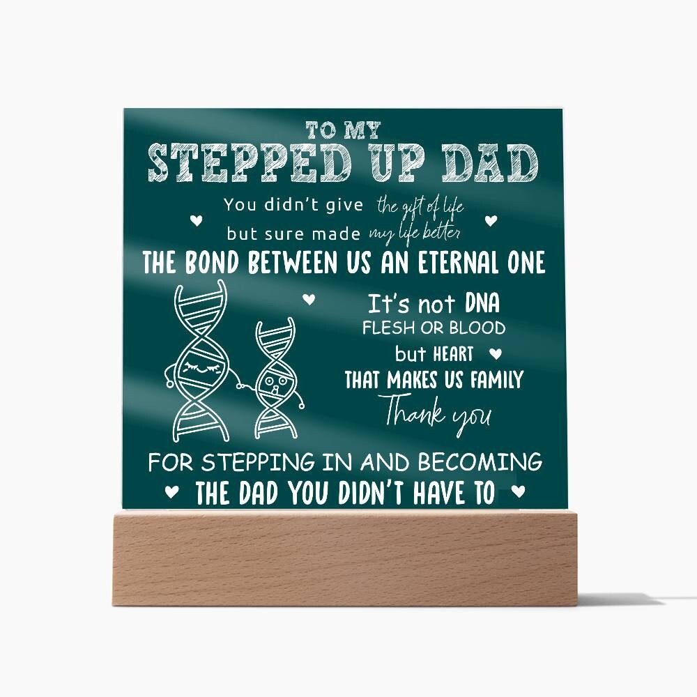 To my Stepped up Dad – Step Father Appreciation gift – view 10