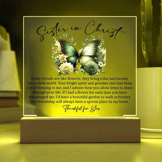 Sister in Christ Friendship Gift Christian Christmas gift Thank you – view 2