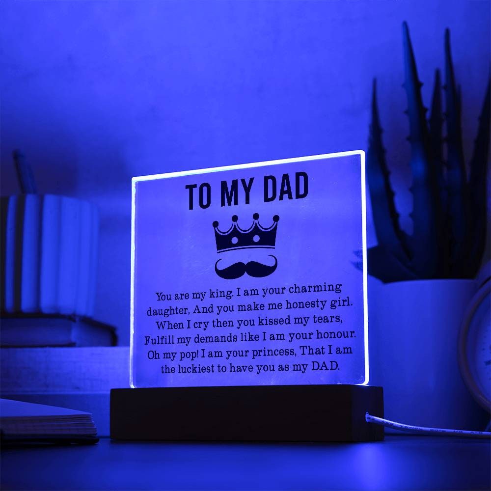 Dad Personalized Acrylic Plaque – Gift for Dad – view 10