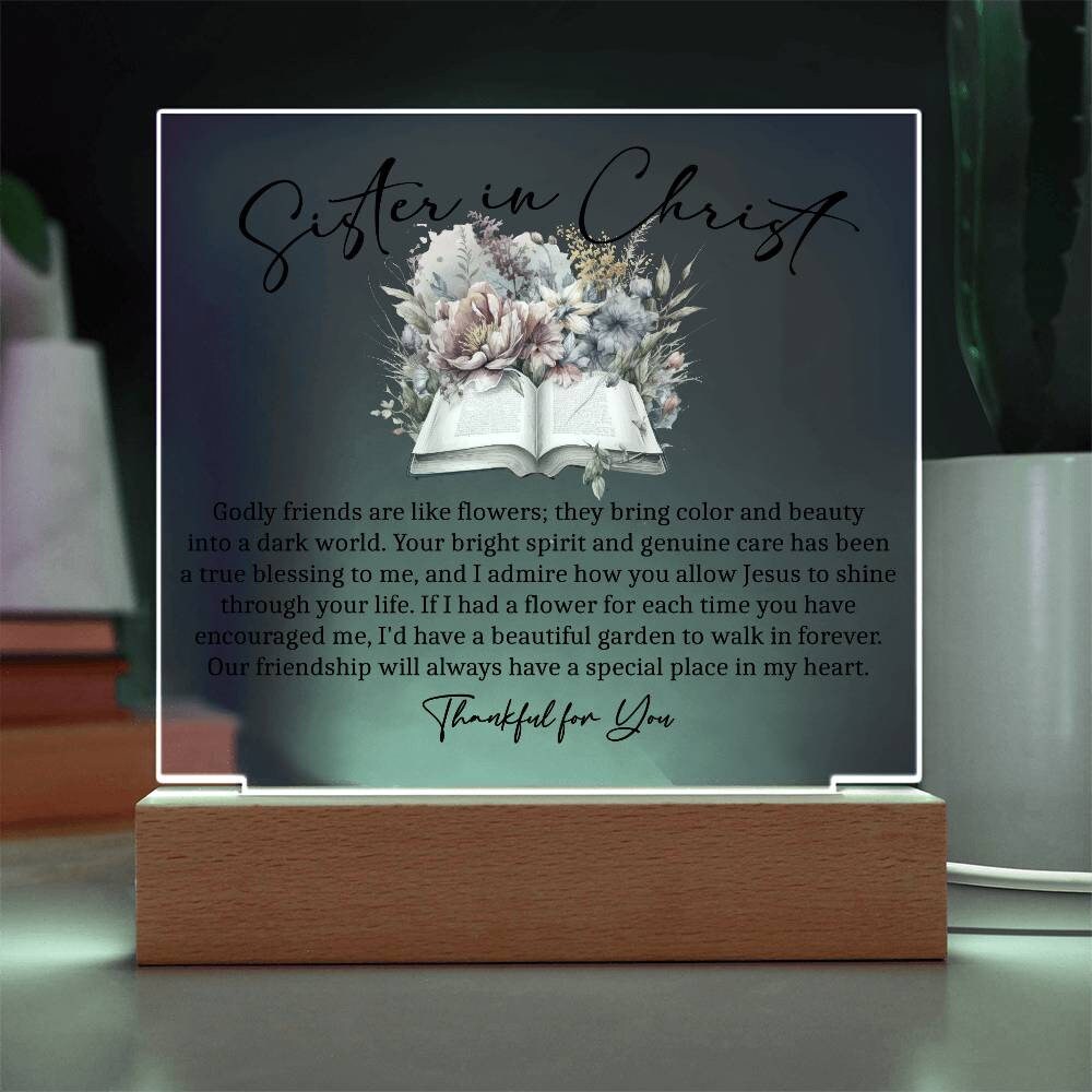 Sister in Christ Christian Mentor Gifts for Women of Faith Friendship – view 10
