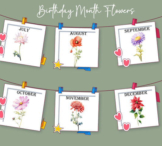 Letters to my daughter Birth month flower journal – view 2