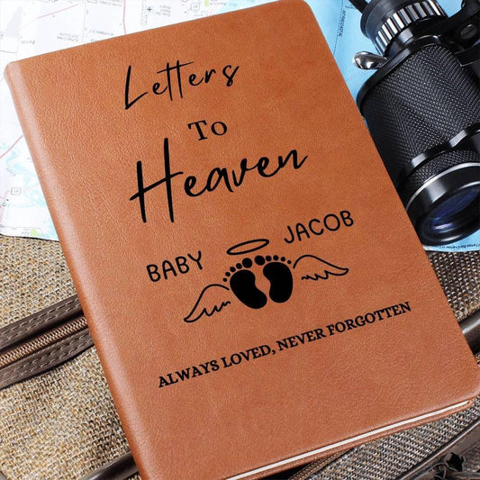 Letters to heaven Child loss memorial grief journal – Miscarriage Gift – view 2