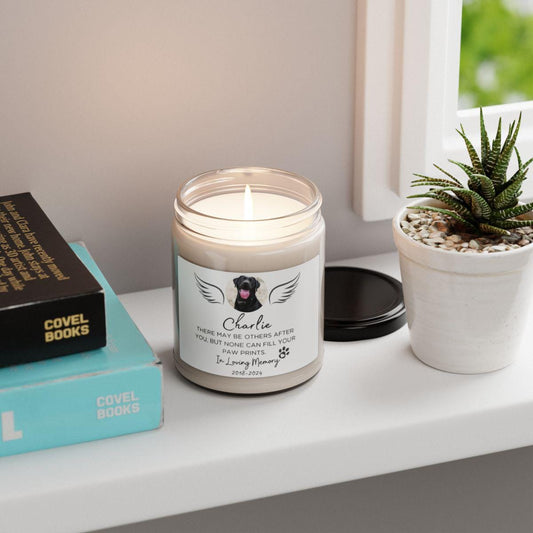 Custom Pet Memorial Candle – Pet Remembrance Gift – view 2