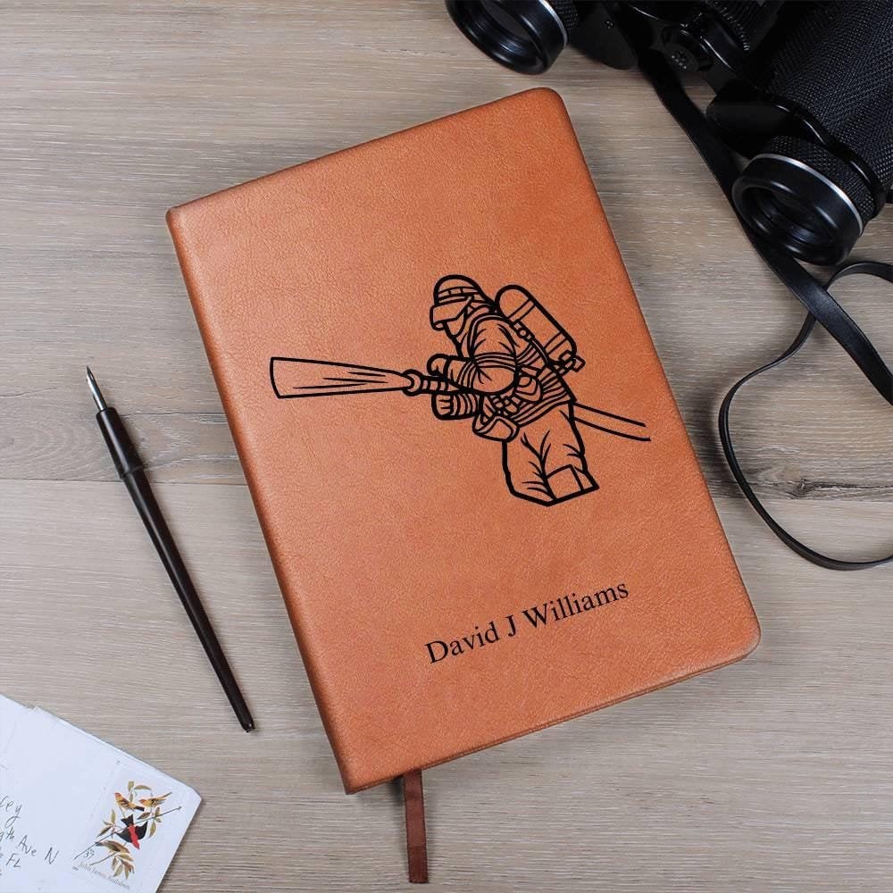 Personalized Journal for Firefighter, Fireman Retirement Gift, Birthday gift for Firefighter from wife, Fire Department Gift|Fireman Weeding