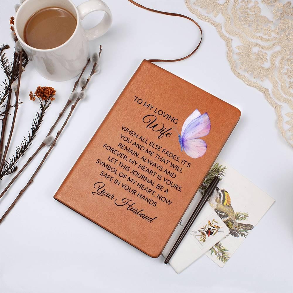 Personalized Wife Journal – Wedding Day Gifts – view 10