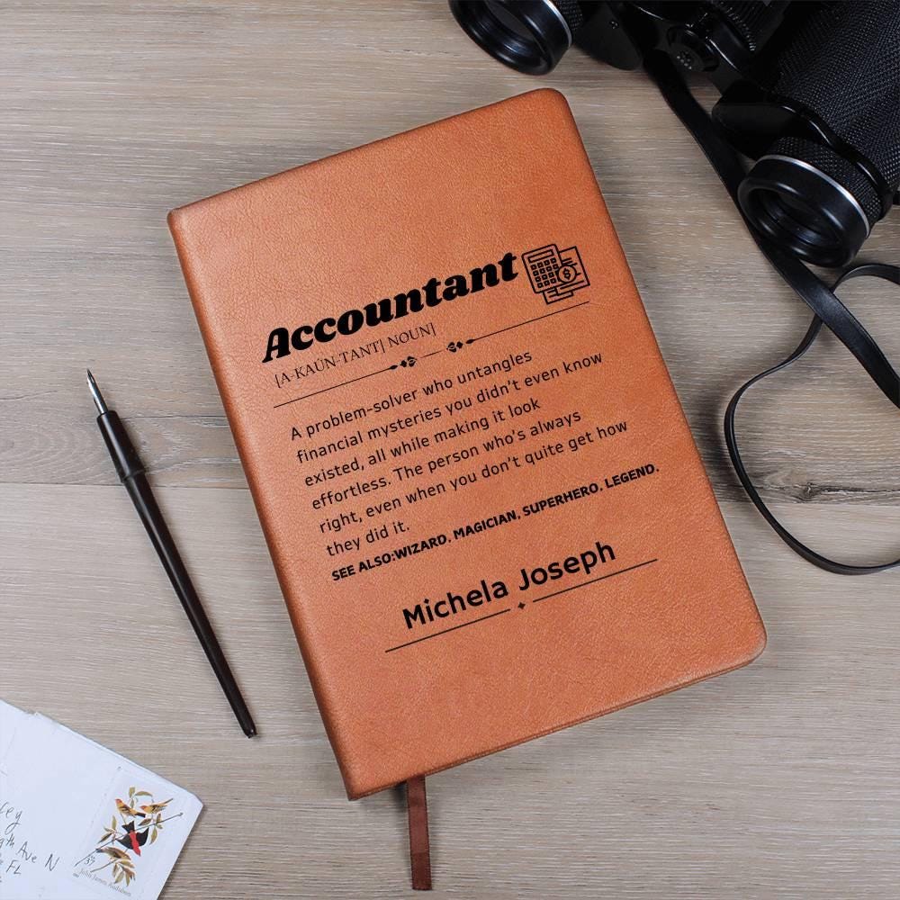 Personalized Accountant Definition Journal – CPA Gift – view 10