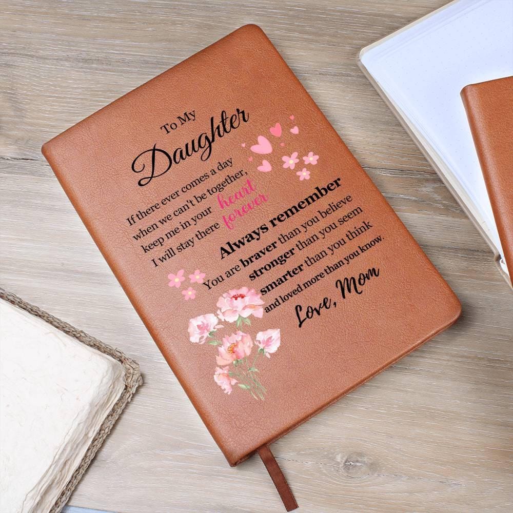 Daughter Personalized Floral Journal Gift from Mom – Graduation Gift – view 10