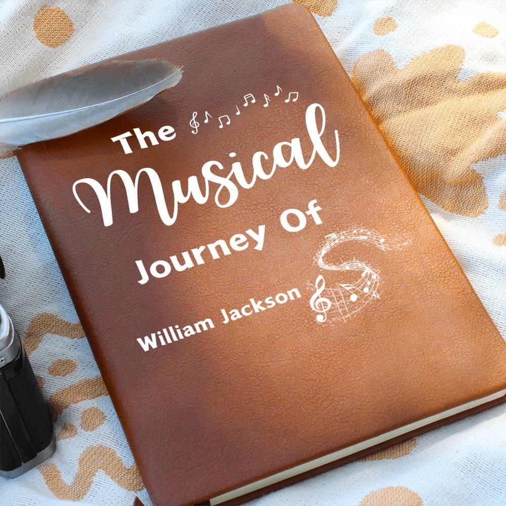 Personalized Music Journal, Song Writing Notebook, Music Gift, Song Writer Gifts, Musicians Gifts, Music Notes, Journal for Lyrics writings