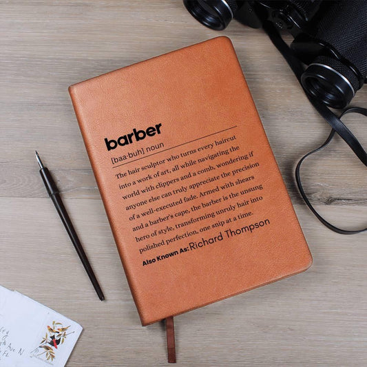 Personalized Barber Definition Journal – Gift for Barbers – view 2