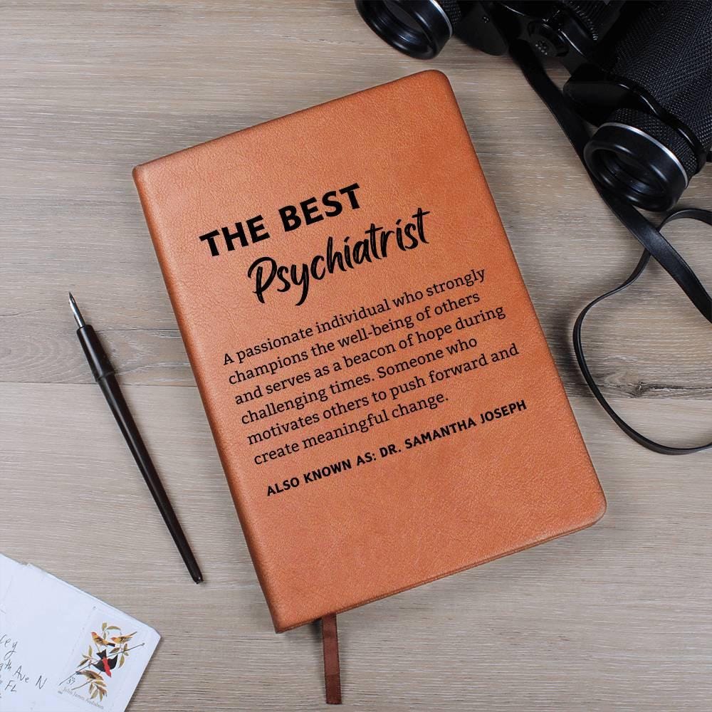 Personalized Psychiatrist Leather Journal – Gifts for Psychiatrist – view 10