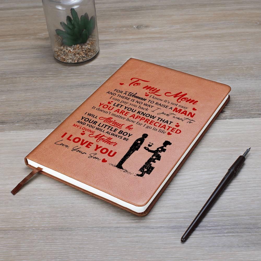 Personalized To My Mom Leather Journal – Gift for mom – view 10