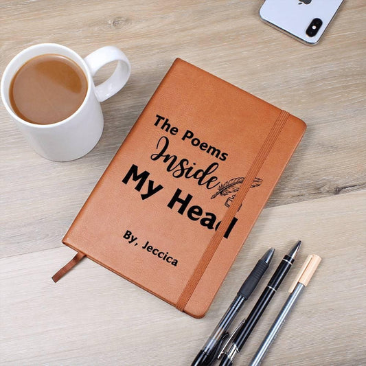 Poems Inside my Head Personalized Poetry Journal – Gifts for Writers – view 2