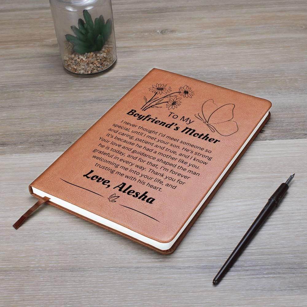 To My Boyfriends Mom Custom Journal – Birthday Gift – view 10