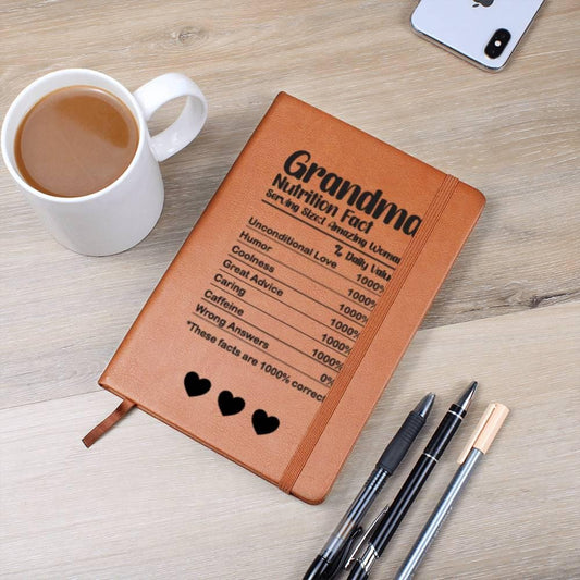 Personalized Grandma Gift Leather Journal – Grandma Mothers Day Gift – view 2