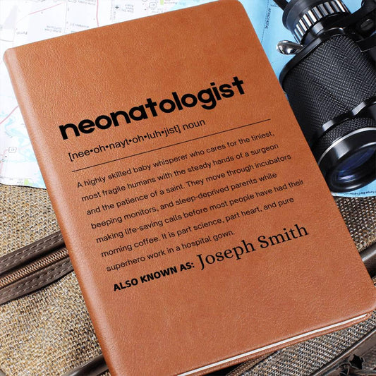 Neonatologist Gift Personalized Definition Leather Journal – view 2