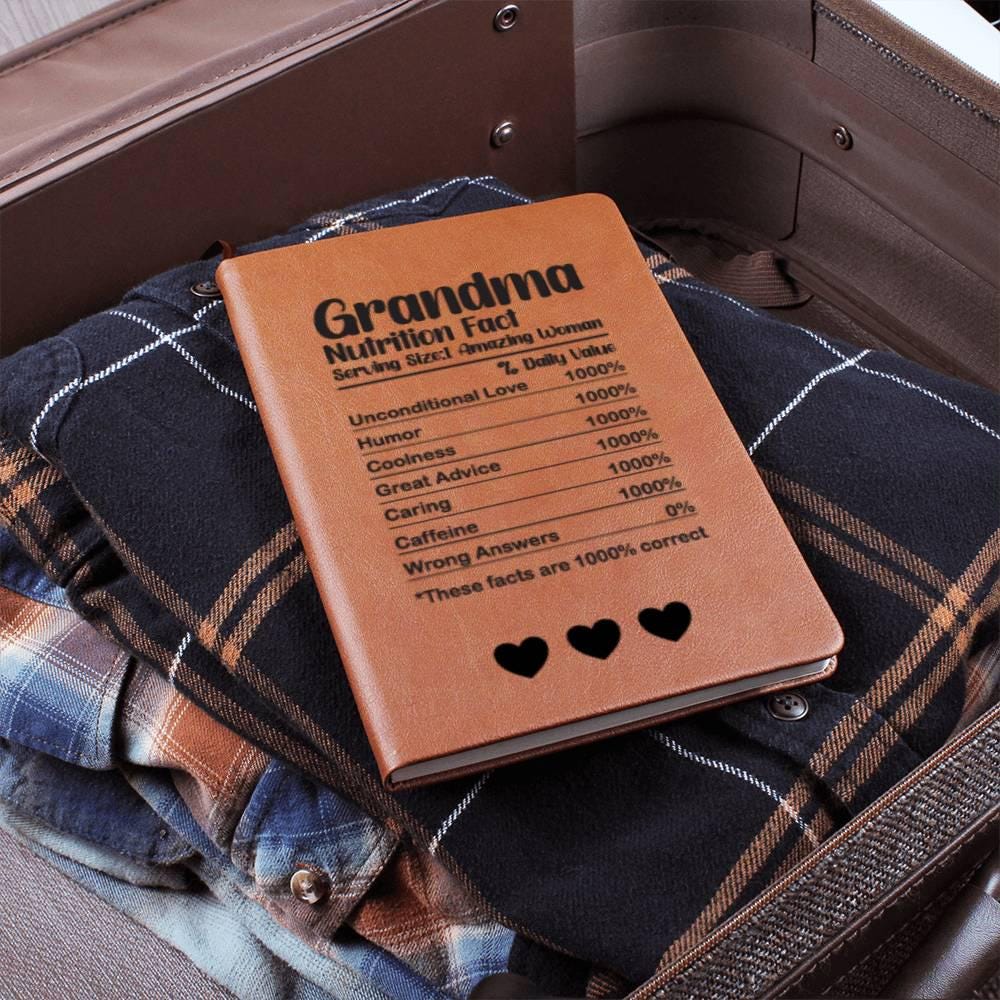 Personalized Grandma Gift Leather Journal – Grandma Mothers Day Gift – view 10
