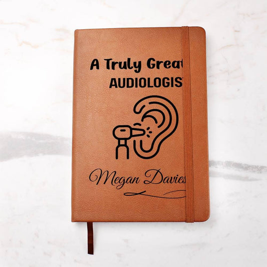 Audiologist Gift Personalized Journal – Gift for Audiology Doctor – view 2