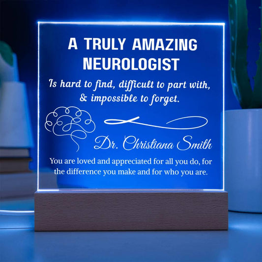 Neurologist Acrylic Plaque Gift – Neurology Gifts – view 2