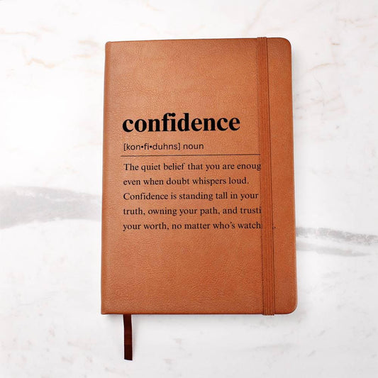 Confidence Definition Personalized Journal – Business Owner Gift – view 2
