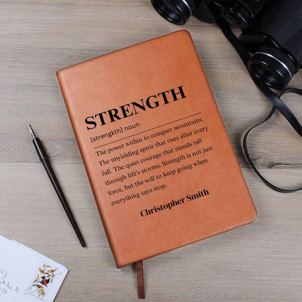 Strength Definition Journal – Personalized Motivation Gift – view 10