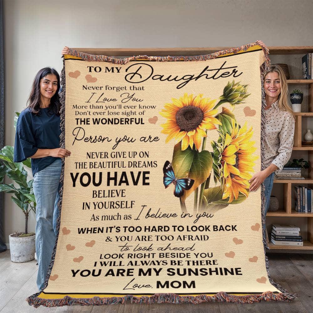 Personalized Daughter Blanket Gift – Gift from Mom To Daughter – view 10