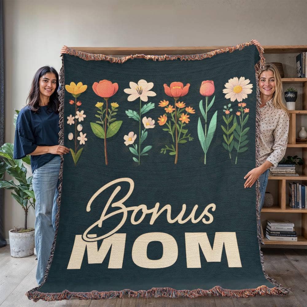 Personalized Bonus Mom Blanket – Gift for Stepmom – view 10