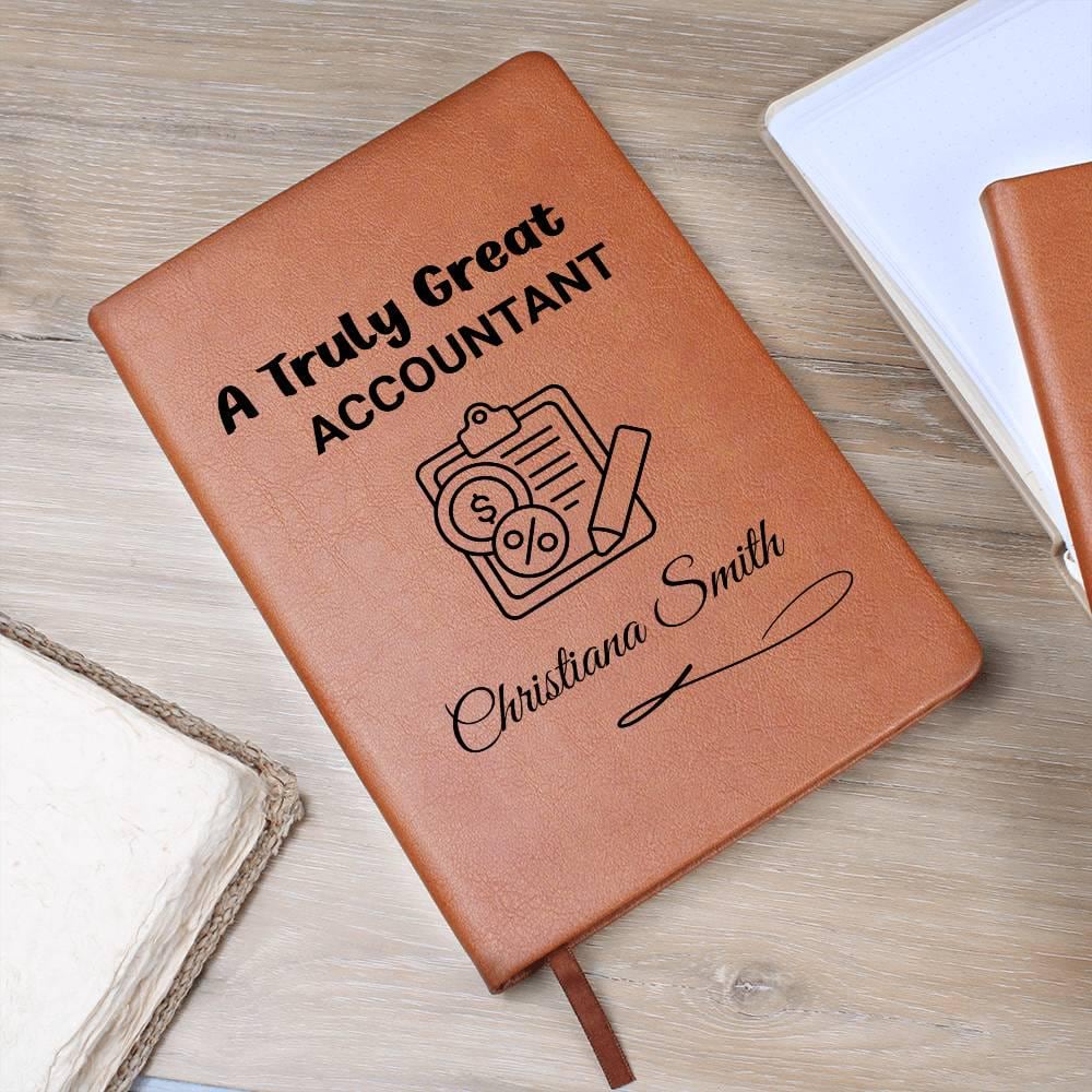 Accountant Gift Personalized Journal – CPA Gift – view 10