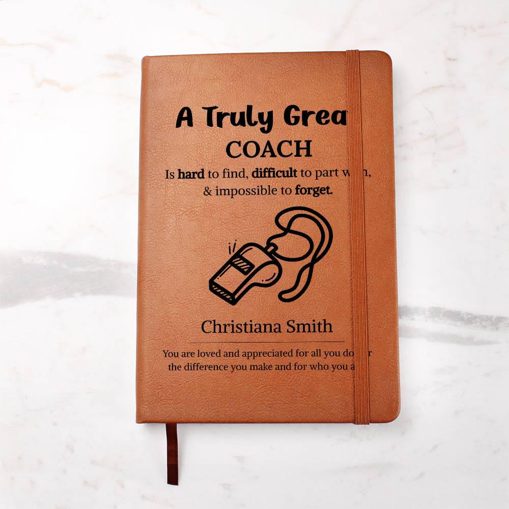 Coach Gift Personalized Journal – Gift for Football – view 10