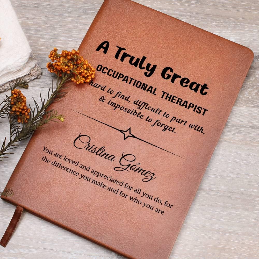 Occupational Therapist Gift Personalized Journal – Gift for OT – view 10