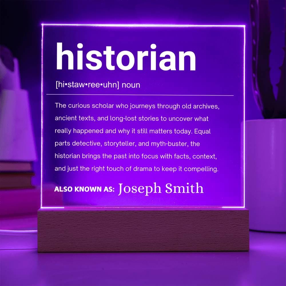 Historian Gift Personalized LED Acrylic Plaque – view 10