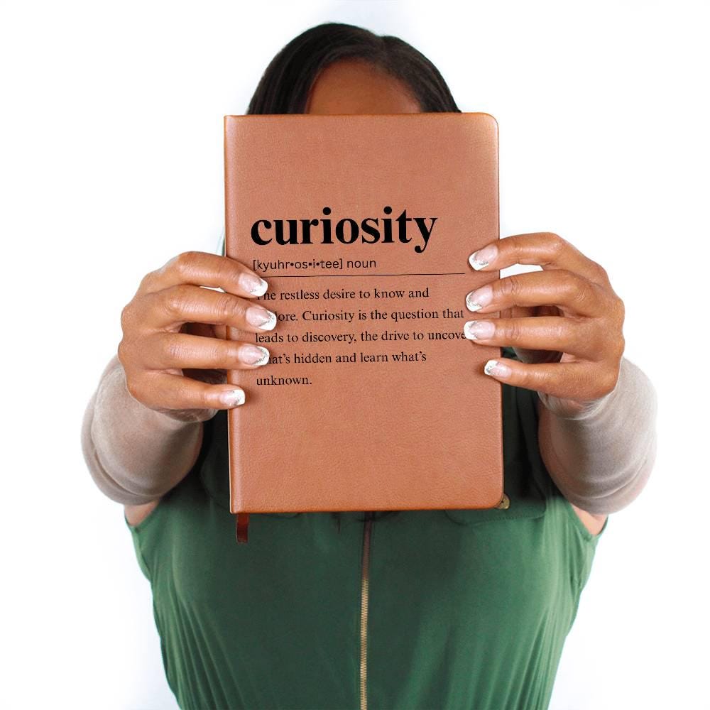 Curiosity Definition Personalized Journal – Gift for Explorer – view 10