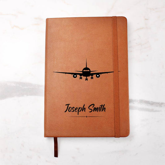 Aviation Journal Personalized Gift for Pilot – Pilot Gifts for men – view 2