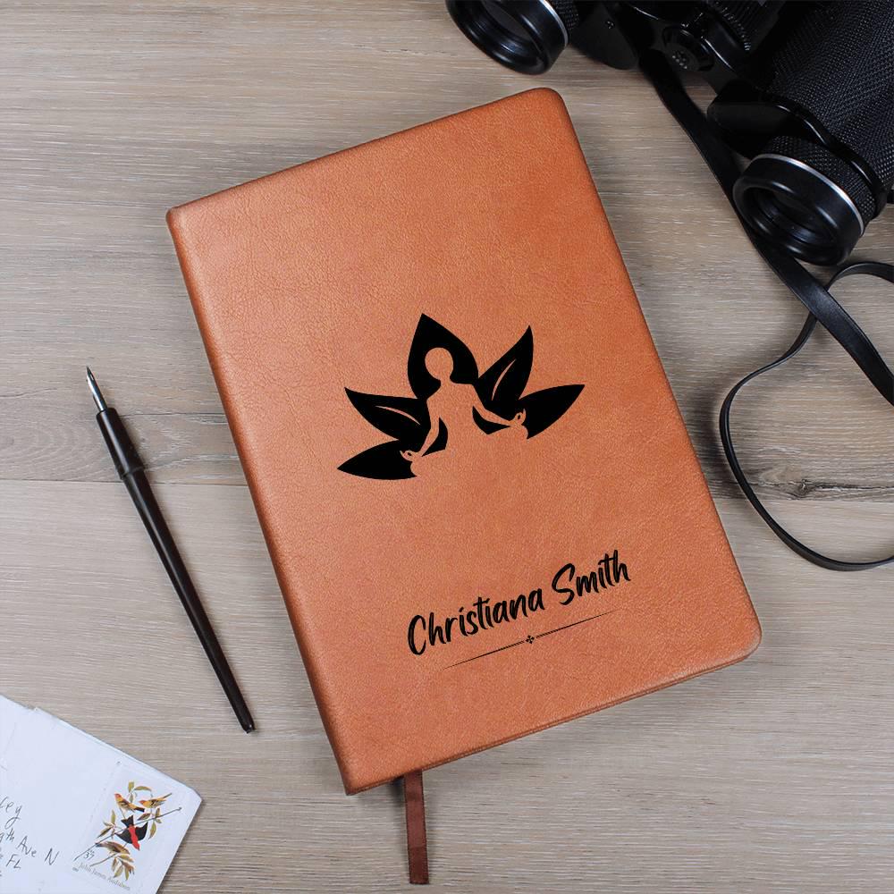 Personalized Leather Yoga Journal – Yoga Instructor Gift – Yogini – view 10