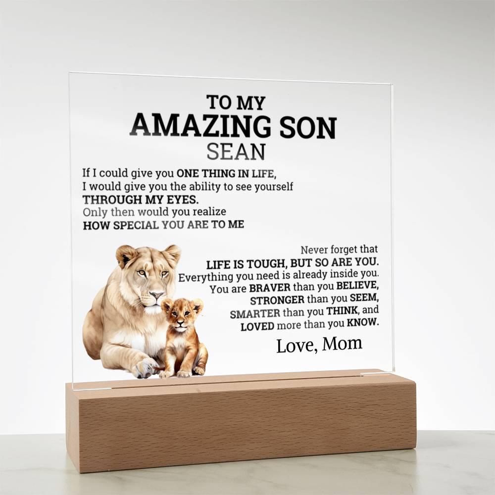 To My Amazing Son Personalized Gift from Dad – Son Christmas Gifts – view 10