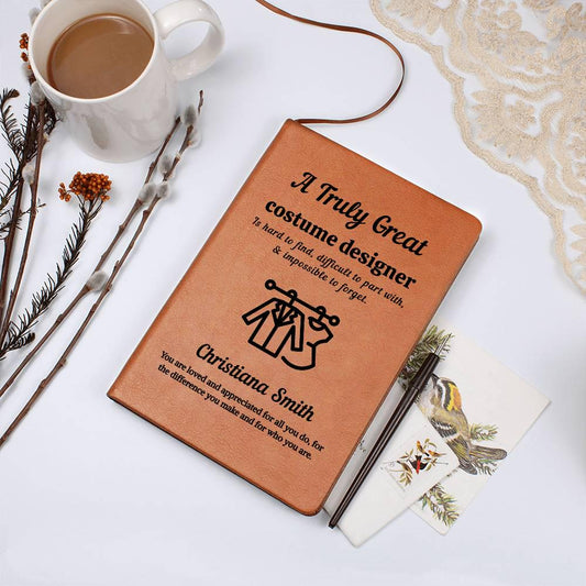Costume Designer Gift Personalized Journal – Unique Fashion School – view 2