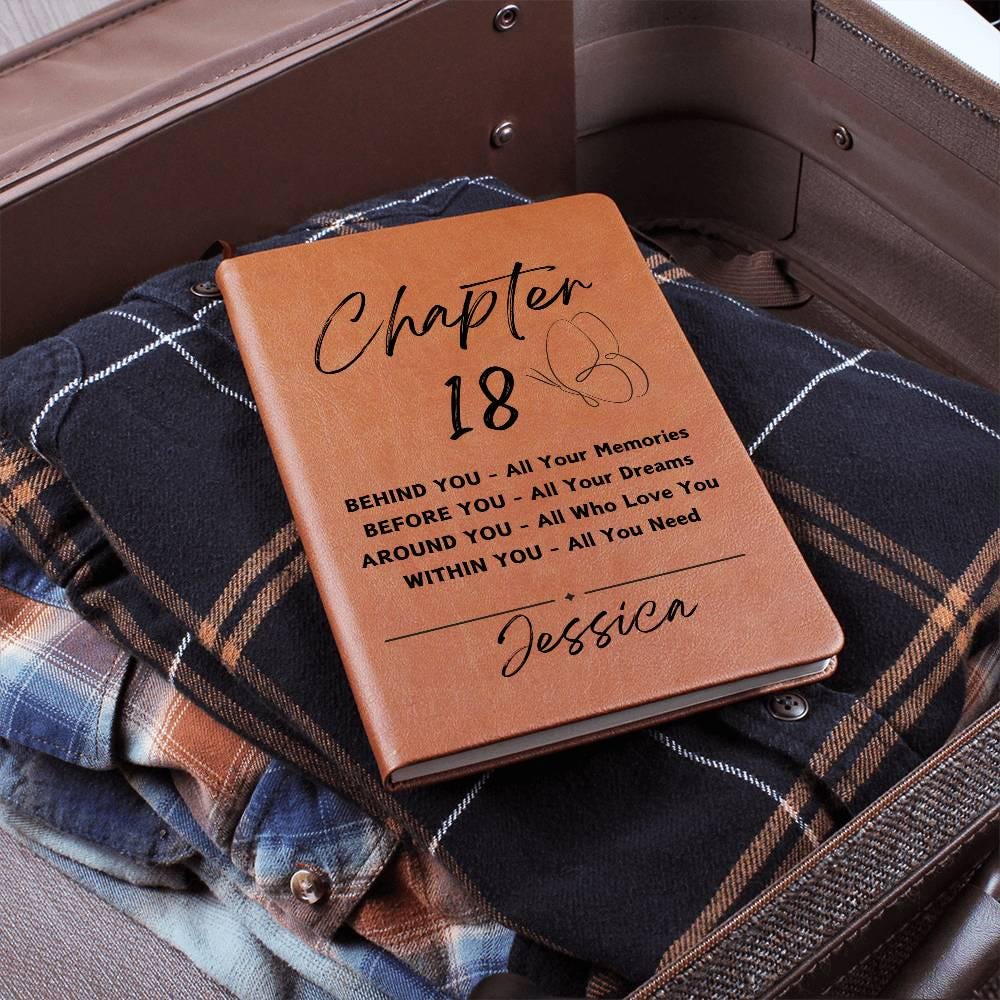 Chapter 18 Birthday Personalized Journal – 18th Birthday Gift for her – view 10