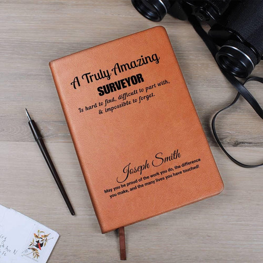Personalized Land Surveyor Gift Journal – Birthday or Christmas – view 2