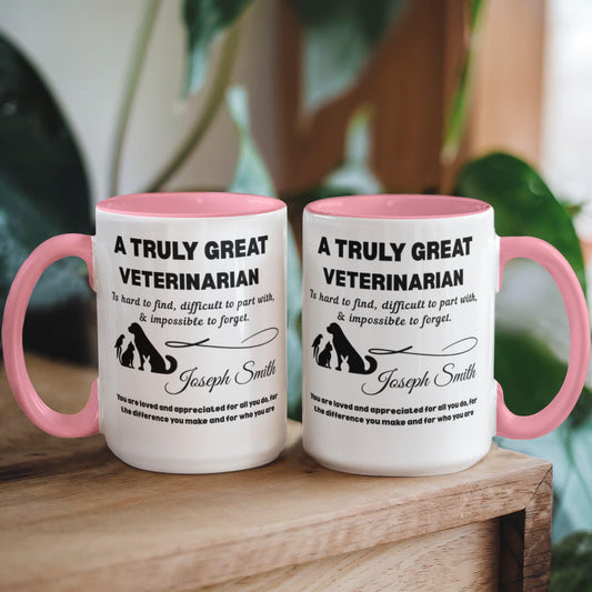 Veterinarian Personalized Mug – Gift for Animal Doctor – view 2