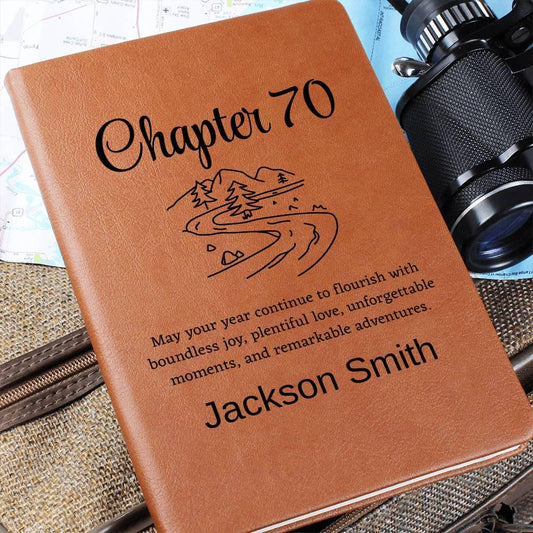 70th Birthday Gift Personalized Journal – Friend 70 Years Old Gift – view 2