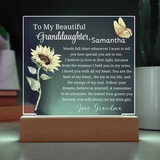 Personalized Granddaughter Gift – Christmas Gift from Grandma – view 2