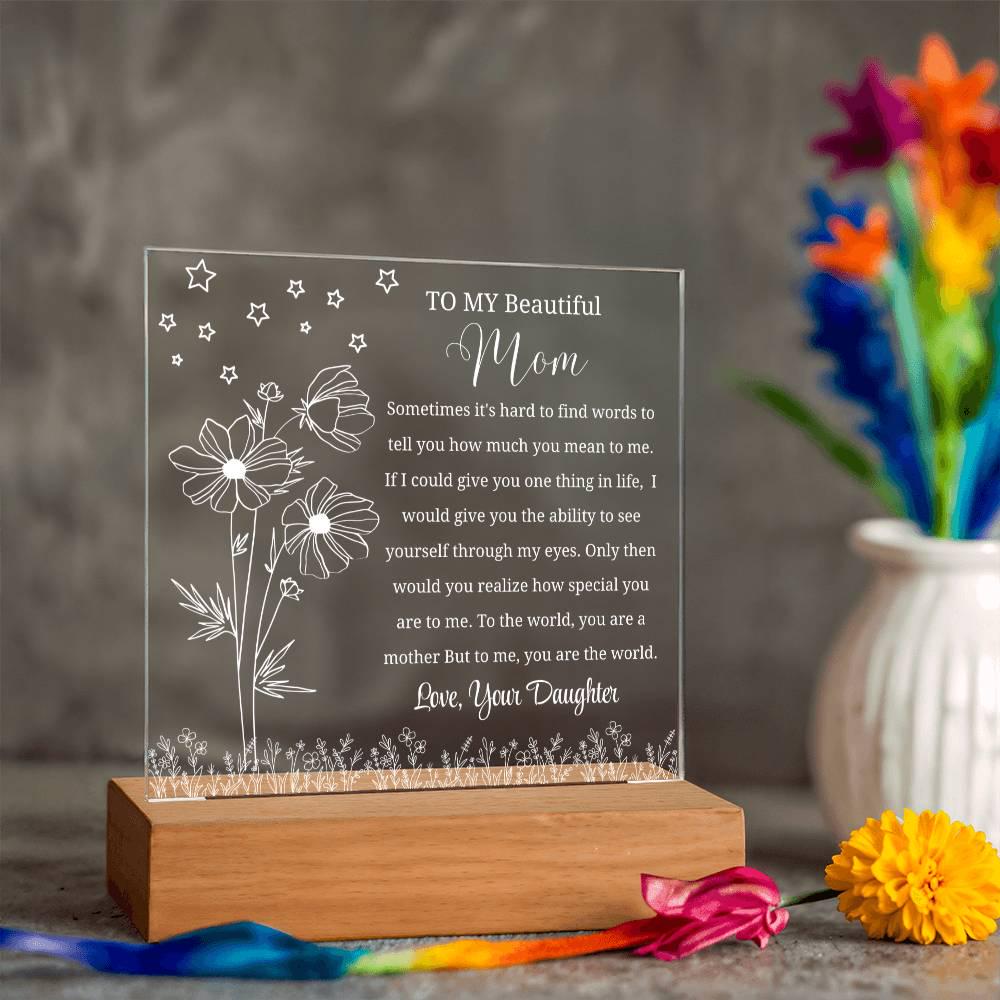 Personalized Mom Gift Acrylic Plaque – Mother’s Day Gift – view 10