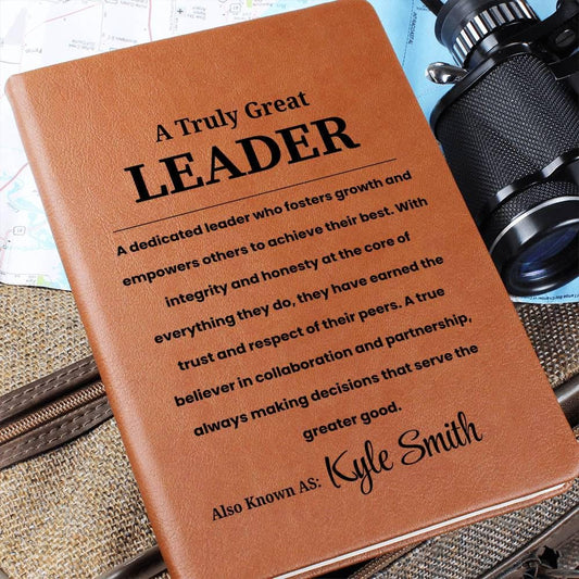 Personalized Leader Journal - Leadership Team Gift – Manager Gift – view 2