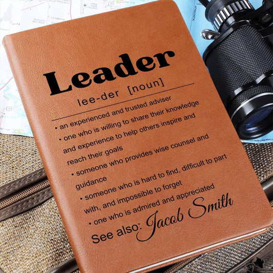 Custom Leader Journal - Leadership Team Gift – Manager Gift – view 2