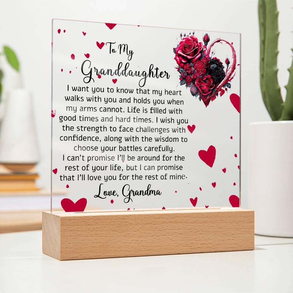 Personalized keepsake gift for granddaughter