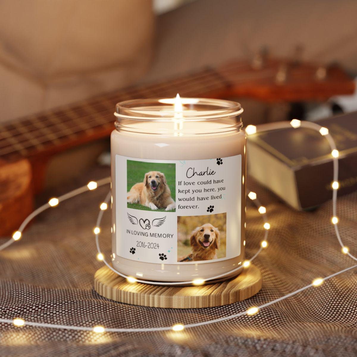 Memorial & Custom Candles — Holy Harvest Prints