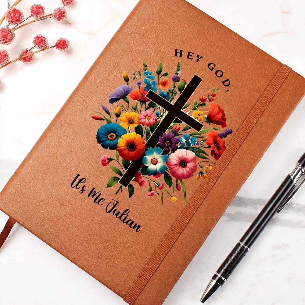 Personalized Floral Christian Journal, Custom Prayer Journal Christian Gift Religious Journal Faith Gifts Prayer Journal for Women