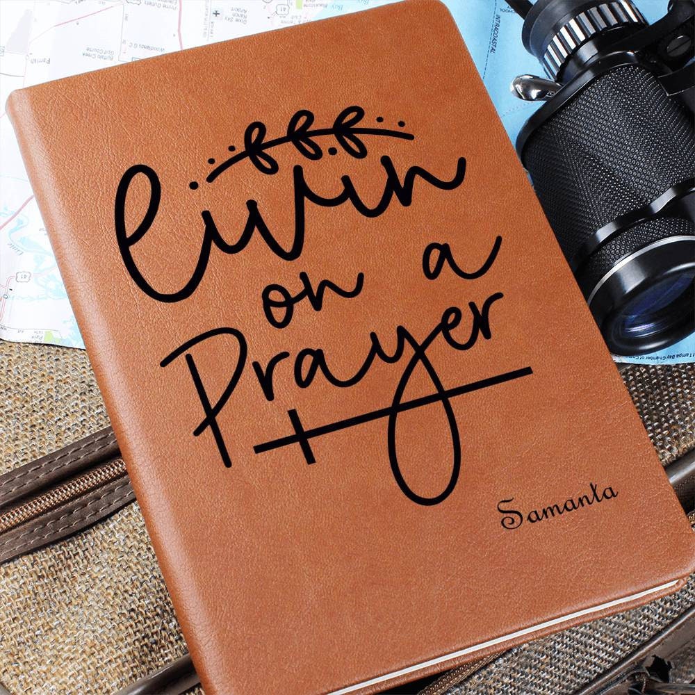 Living on a Prayer Journal for Christian Women Religious Faith Gifts – view 4