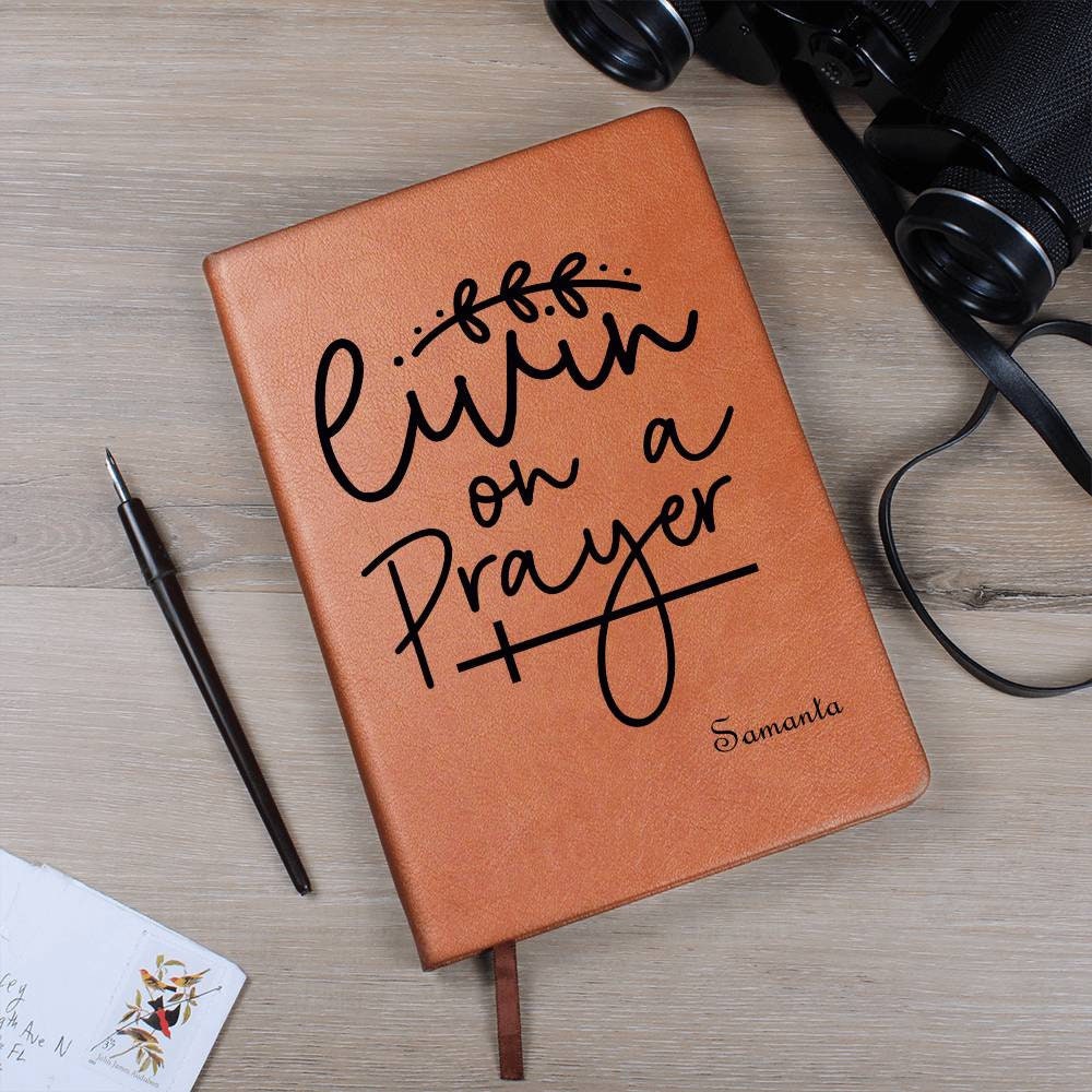 Living on a Prayer Journal for Christian Women Religious Faith Gifts – view 2