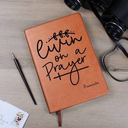 Living on a Prayer Journal for Christian Women Religious Faith Gifts – view 2
